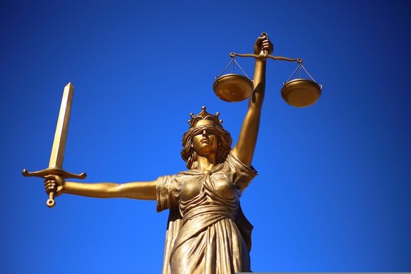 Justitia ist zum sehen