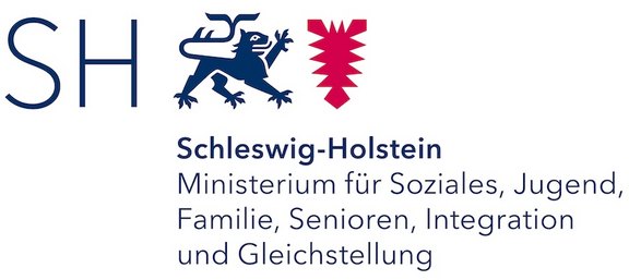 Das Bild zeigt das Logo des Kieler Sozialministeriums.