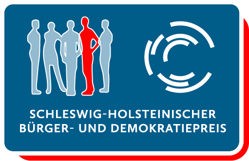 Das Bild zeigt das Logo des schleswig-holsteinischen Bürger- und Demokratiepreises